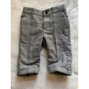 Janie and Jack Infant Boys Soft Gray Flannel Pants Size 0-3 Months